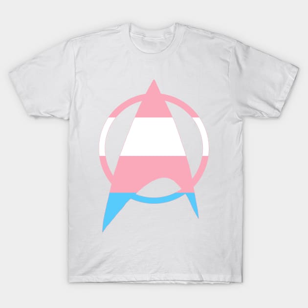 Transgender Starfleet Pride T-Shirt by EmceeFrodis